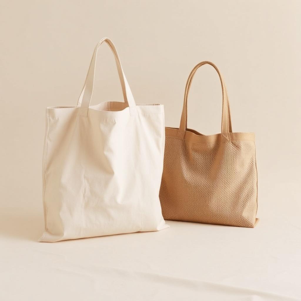 Sustainable lifestyle tote bags